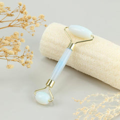 Rose Quartz Facial Jade Roller for Smooth Skin