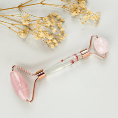 Rose Quartz Facial Jade Roller for Smooth Skin