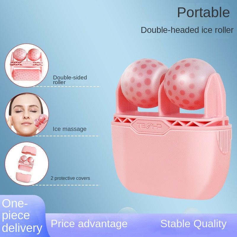 Ice Face Roller Skin Care Tools Double Head Face Massager Roller