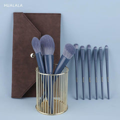 HUALALA Makeup Brushes Set 9pcs Eyeshadow Eyeliner Make Up