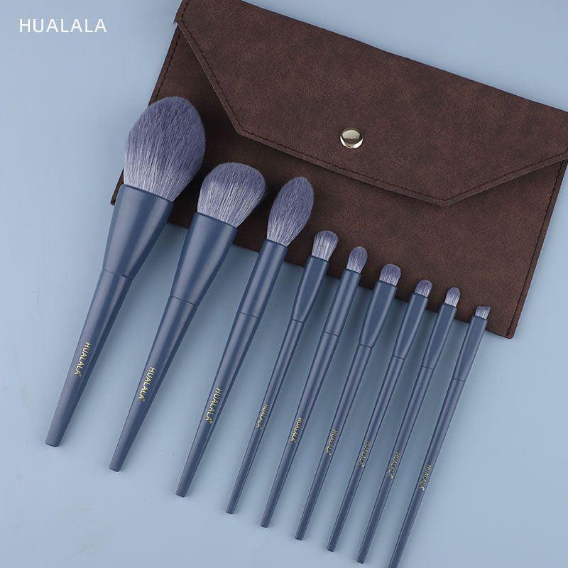 HUALALA Makeup Brushes Set 9pcs Eyeshadow Eyeliner Make Up