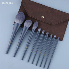 HUALALA Makeup Brushes Set 9pcs Eyeshadow Eyeliner Make Up