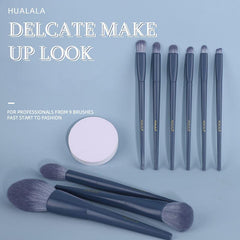HUALALA Makeup Brushes Set 9pcs Eyeshadow Eyeliner Make Up