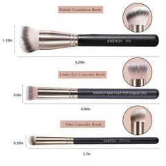 ENERGY Foundation Brush for Liquid Primers Powders Creams