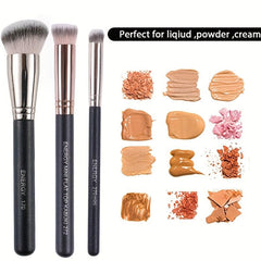 ENERGY Foundation Brush for Liquid Primers Powders Creams