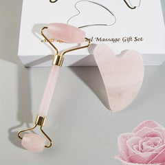 Jade Roller & Gua Sha Massager for Face Eyes Neck and Body