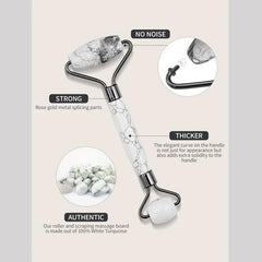 Opal Jade Facial Roller for Radiant Skin Massage