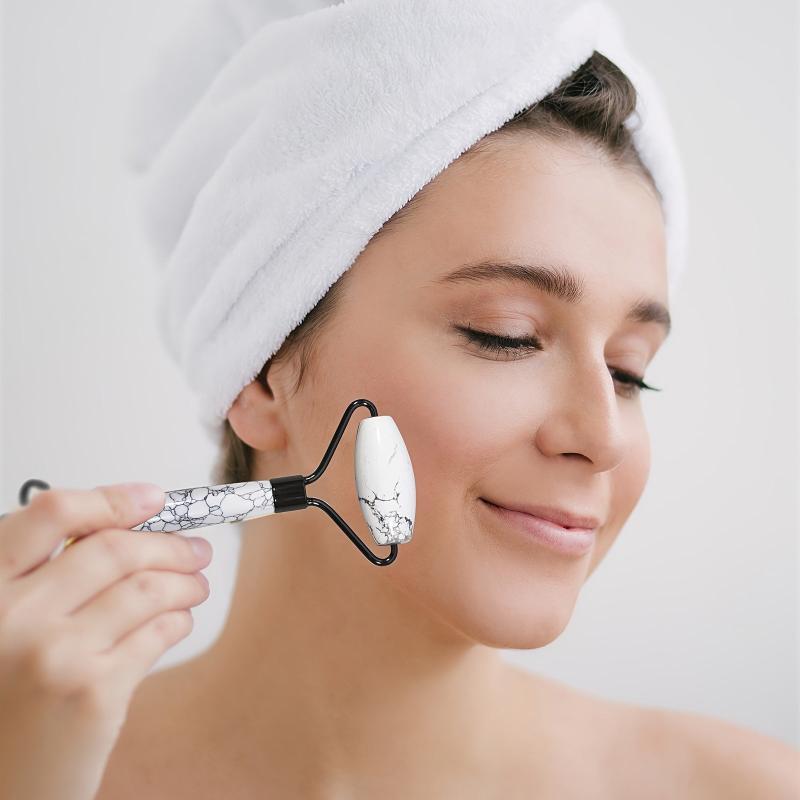 Opal Jade Facial Roller for Radiant Skin Massage