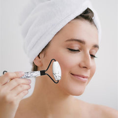 Opal Jade Facial Roller for Radiant Skin Massage