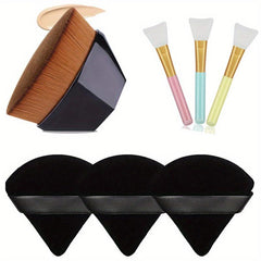 Makeup Puff Silicone Face Mask Brush