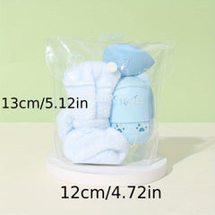 Makeup Egg Face Wash Hair Band Brush Set