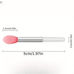 Silicone Lip Brush Portable Makeup Plate Small Lipstick Brush
