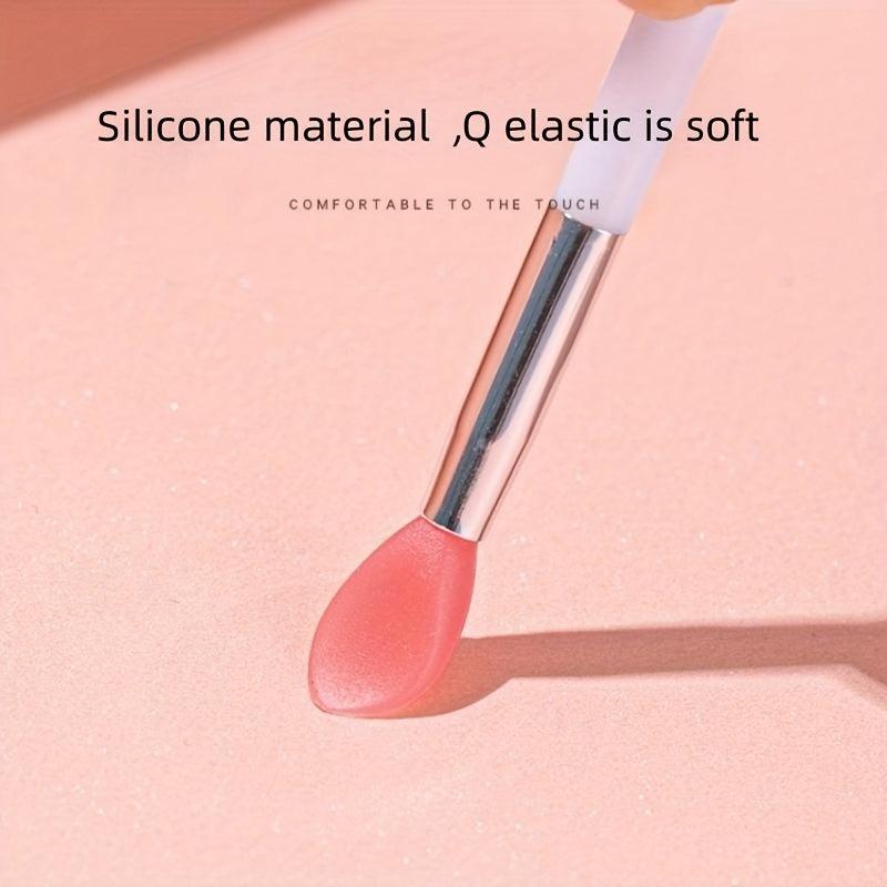 Silicone Lip Brush Portable Makeup Plate Small Lipstick Brush