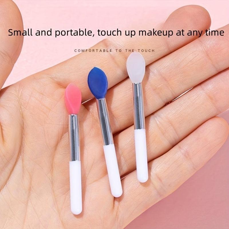 Silicone Lip Brush Portable Makeup Plate Small Lipstick Brush