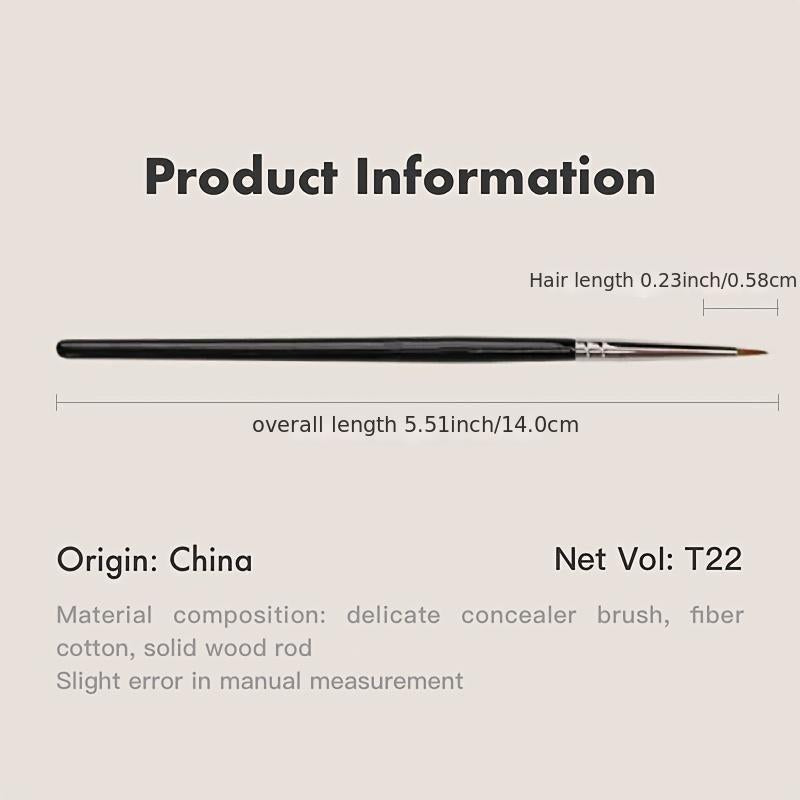 T22 Fine Concealer Eyeliner Brush for Pockmarks
