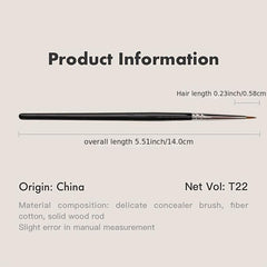 T22 Fine Concealer Eyeliner Brush for Pockmarks