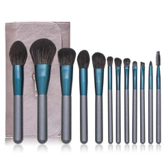 12pcs Grape Makeup Brush Set Soft Synthetic Hair