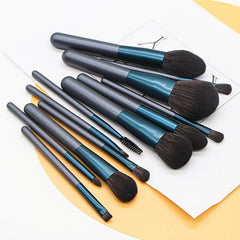 12pcs Grape Makeup Brush Set Soft Synthetic Hair