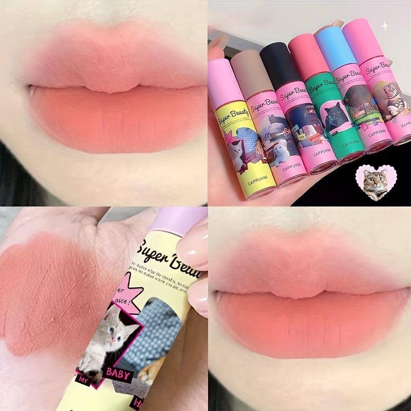 Cat Matte Lip Glaze Lip Mud Milk Pastry Lip Cream Lipstick