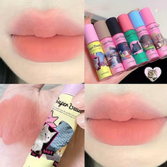Cat Matte Lip Glaze Lip Mud Milk Pastry Lip Cream Lipstick