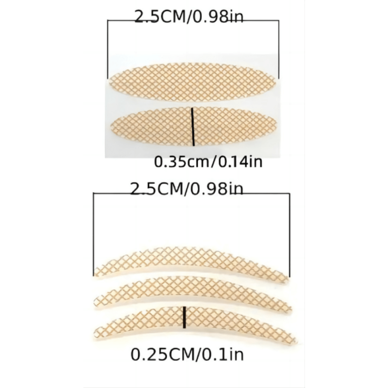 Lace Skin Waterproof Double Eyelid Patch - 1 Box