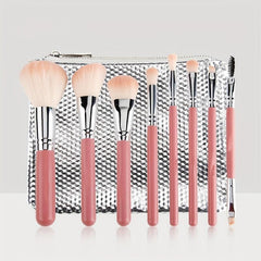 8pcs Makeup Brush Kit with Portable Bag for Eyeshadow Foundation Blush