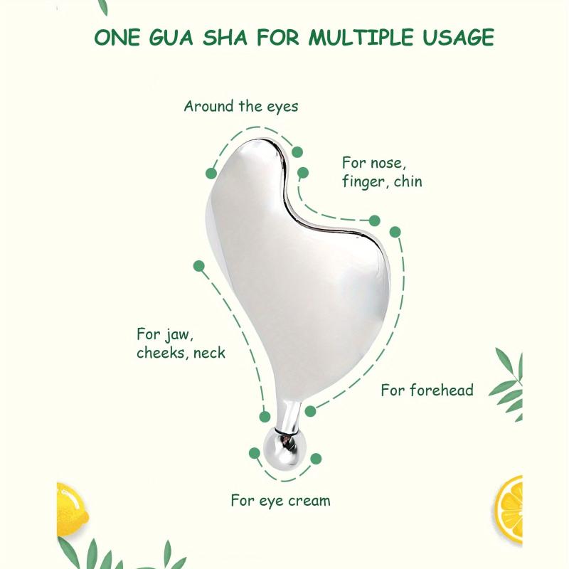 Gua Sha Tool for Chin Lift & Lymphatic Drainage