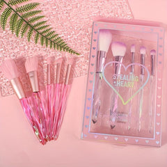 5pcs Makeup Brushes Kit Crystal Handle Set Professional