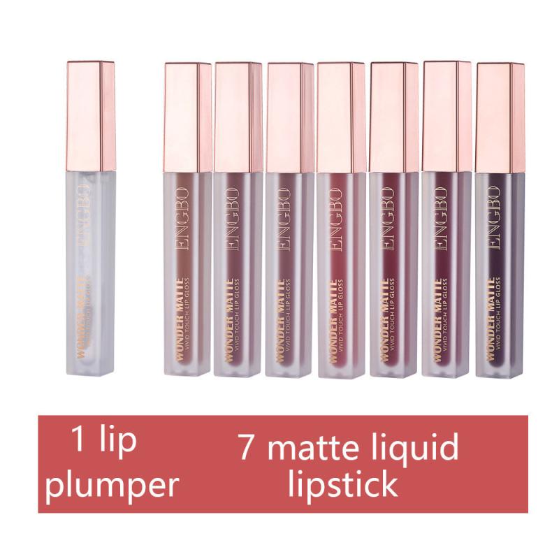 7 Matte Lip Glosses + 1 Lip Gloss Gift Set