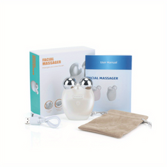 Microcurrent Facial Massager Beauty Instrument 5 Speed Roller Eye Massage