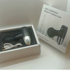 2-in-1 Massage Gun with Hot Compress - Deep Tissue Muscle Relief - Great Gift