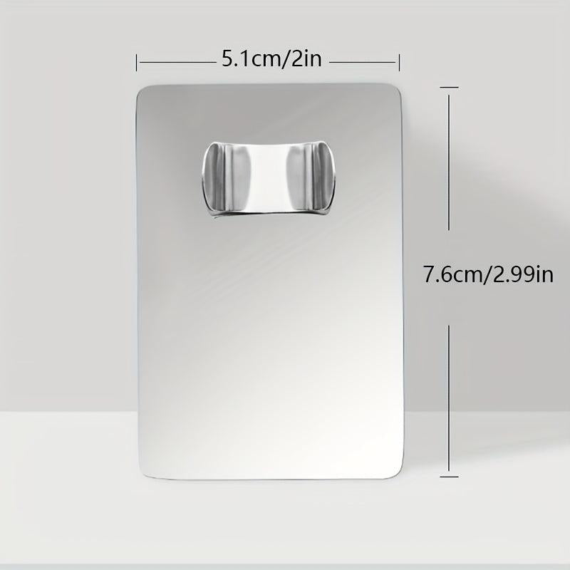 Stainless Steel Makeup Palette with Spatula for Mixing and Applying