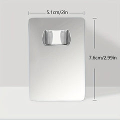 Stainless Steel Makeup Palette with Spatula for Mixing and Applying