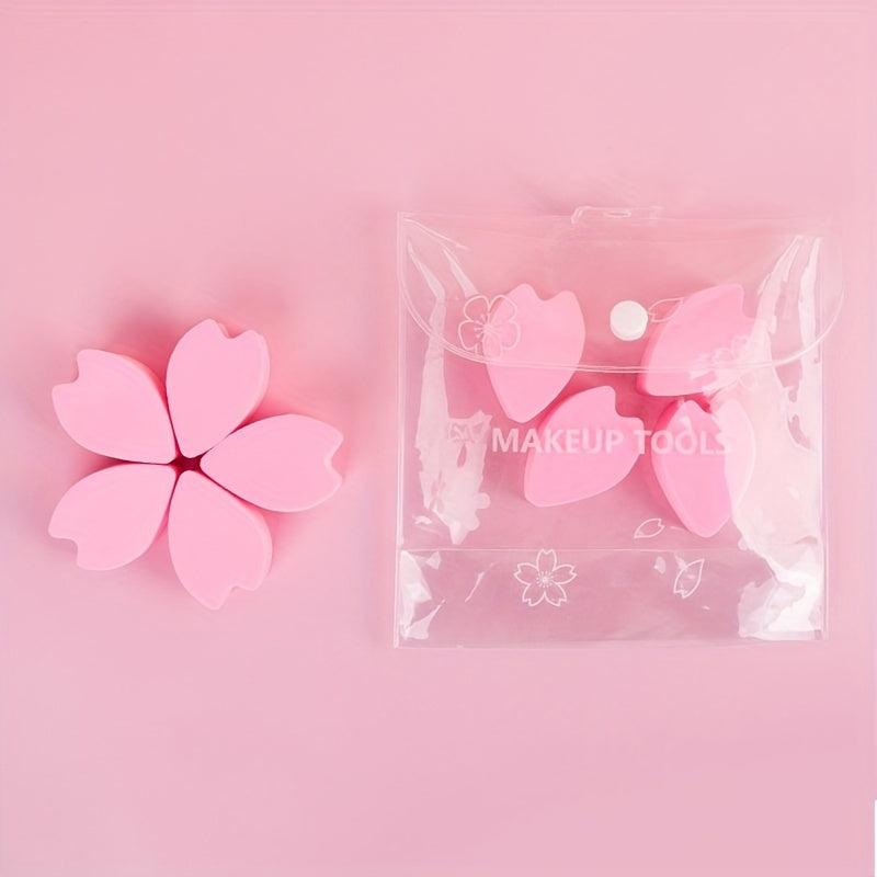 Petal Powder Puff Set Wet & Dry Dual use Sponge Foundation Puff