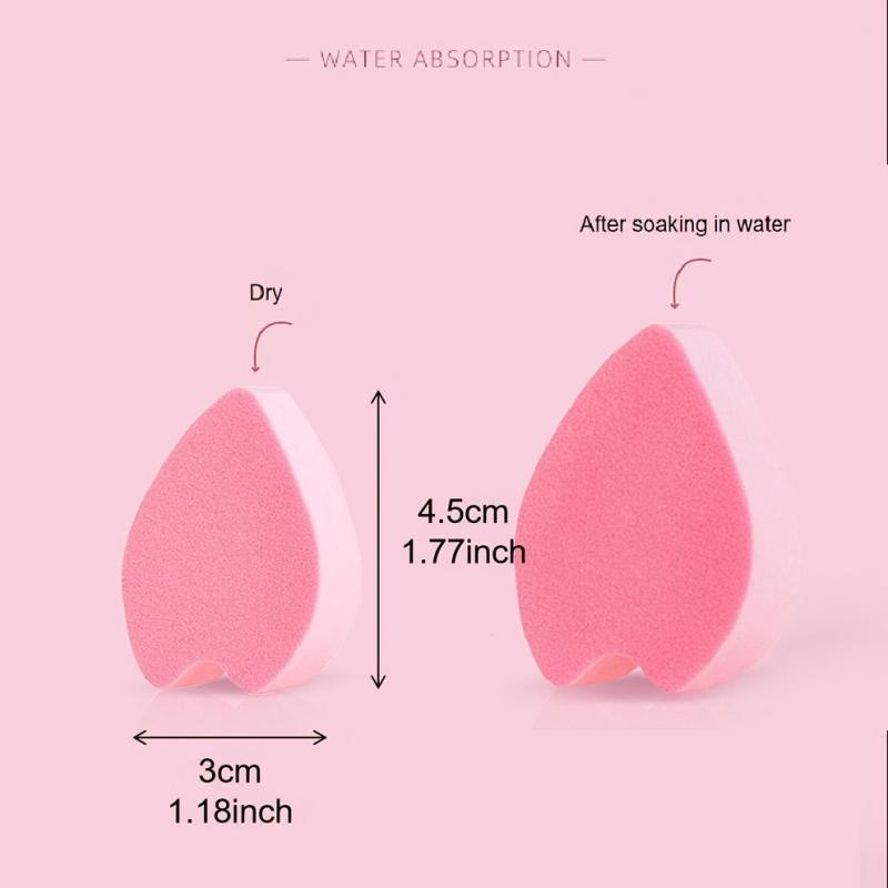 Petal Powder Puff Set Wet & Dry Dual use Sponge Foundation Puff
