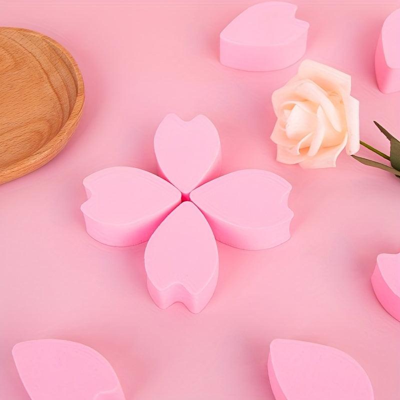 Petal Powder Puff Set Wet & Dry Dual use Sponge Foundation Puff