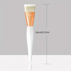 Flat Foundation Makeup Brush Wooden Handle Highlight Brush