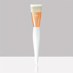 Flat Foundation Makeup Brush Wooden Handle Highlight Brush