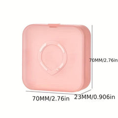 Large Powder Puff Storage Box Breathable Dust Proof