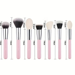 Makeup Brush Loose Powder Blush Brush High Pink Synthetic Hair