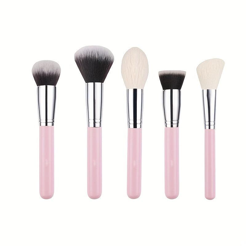 Makeup Brush Loose Powder Blush Brush High Pink Synthetic Hair