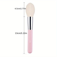 Makeup Brush Loose Powder Blush Brush High Pink Synthetic Hair
