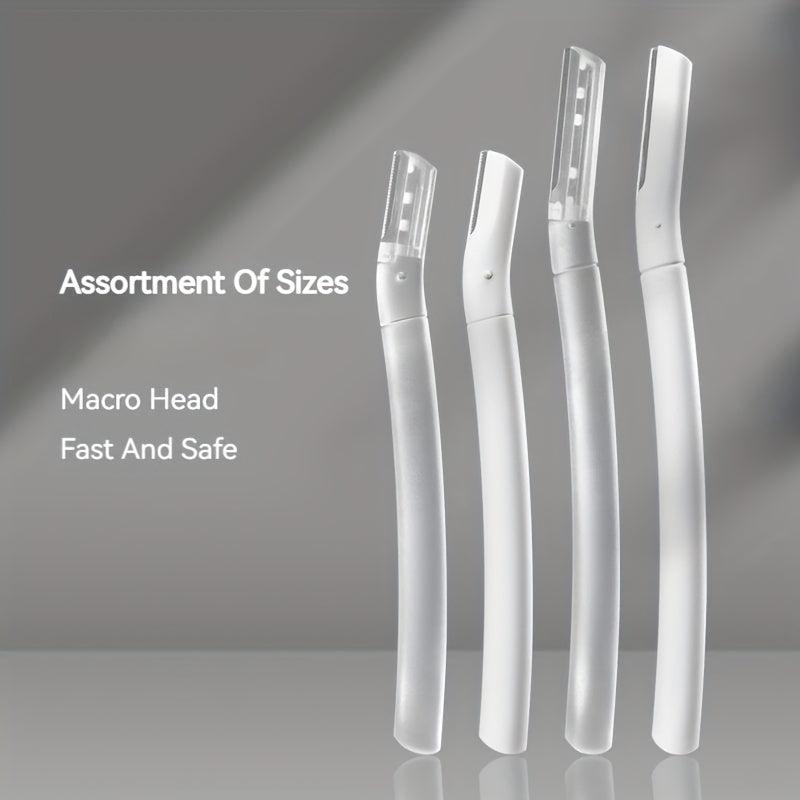 4pcs Eyebrow Razor Women Facial Hair Removal & Dermaplaning Tool