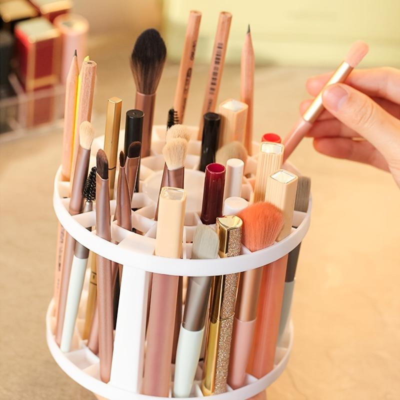 Minimalist Round Makeup Brush Holder