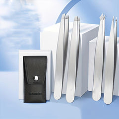 4pcs Tweezers Set Clip Eyebrow Shaping Small Tweezers Plucking Beard Tool