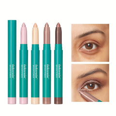 Eye Highlighter Pen Long lasting Waterproof Pearly Eyeshadow Pen 4 Colors