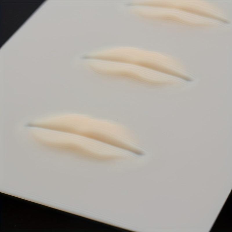 3pcs Silicone Lip Microblading Practice Kit