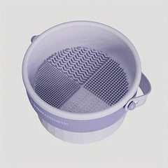 Silicone Makeup Brush Cleaning Drying Organizer Hanging Rack