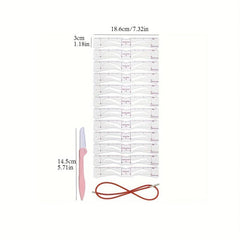 12Pcs Eyebrow Stencil Set & 1PC Razor Guide Styling Eye Brow Diy Grooming Tool