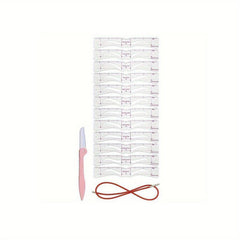 12Pcs Eyebrow Stencil Set & 1PC Razor Guide Styling Eye Brow Diy Grooming Tool